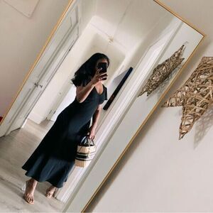 VINTAGE JONES NEW YORK BLACK DRESS